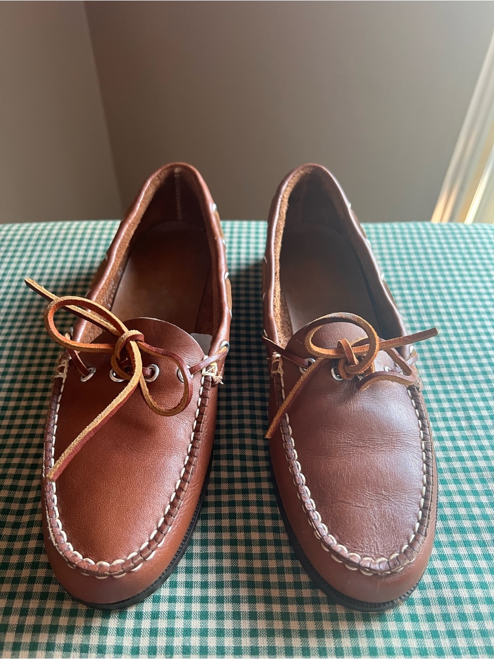 GH Bass Brown Leather Boat Shoes - Picture 2 of 9